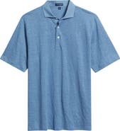 Peter Millar Asinto Tailored Fit Slub Linen Polo