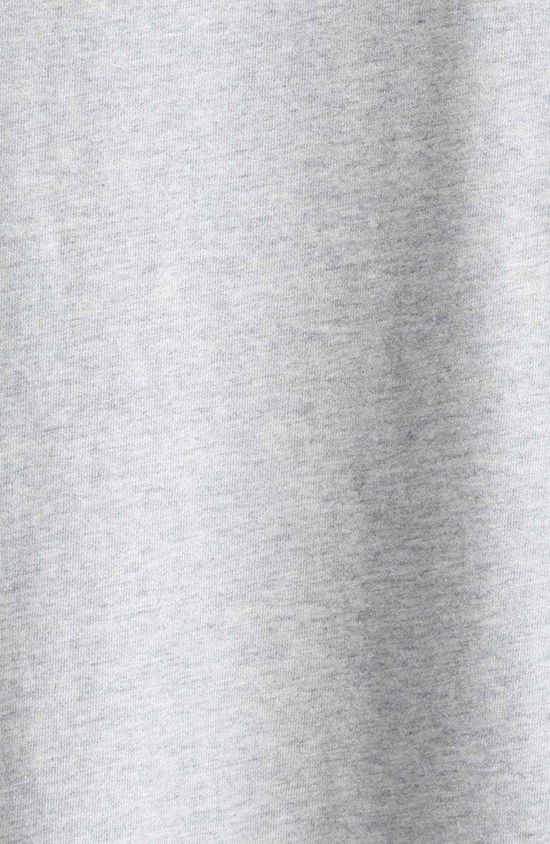 LOULOU DE SAISON Masal Long Sleeve Cotton T-Shirt, Alternate, color, Grey Melange