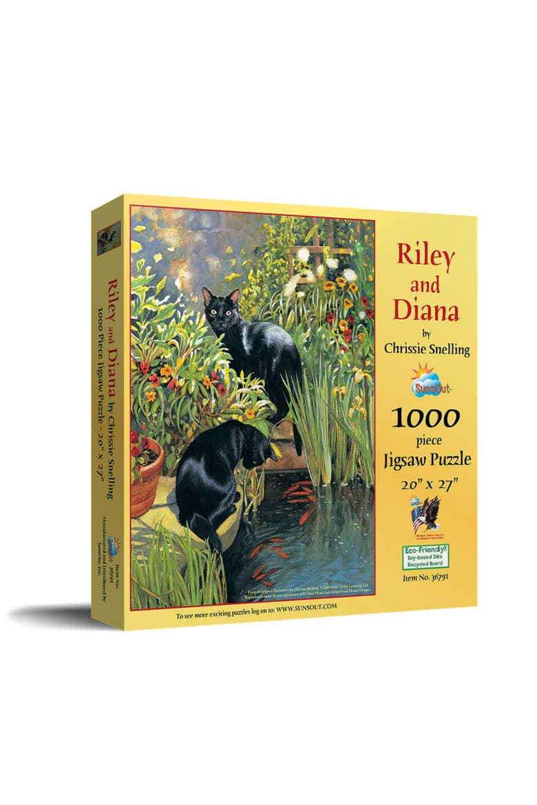 Riley and Diana 1000 piece Jigsaw Puzzle for Adults, Main, color, Multicolor