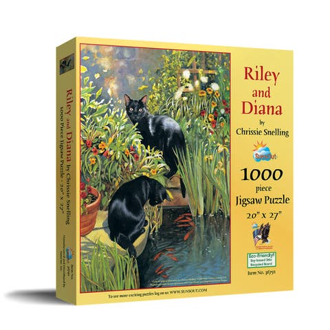 Riley and Diana 1000 piece Jigsaw Puzzle for Adults