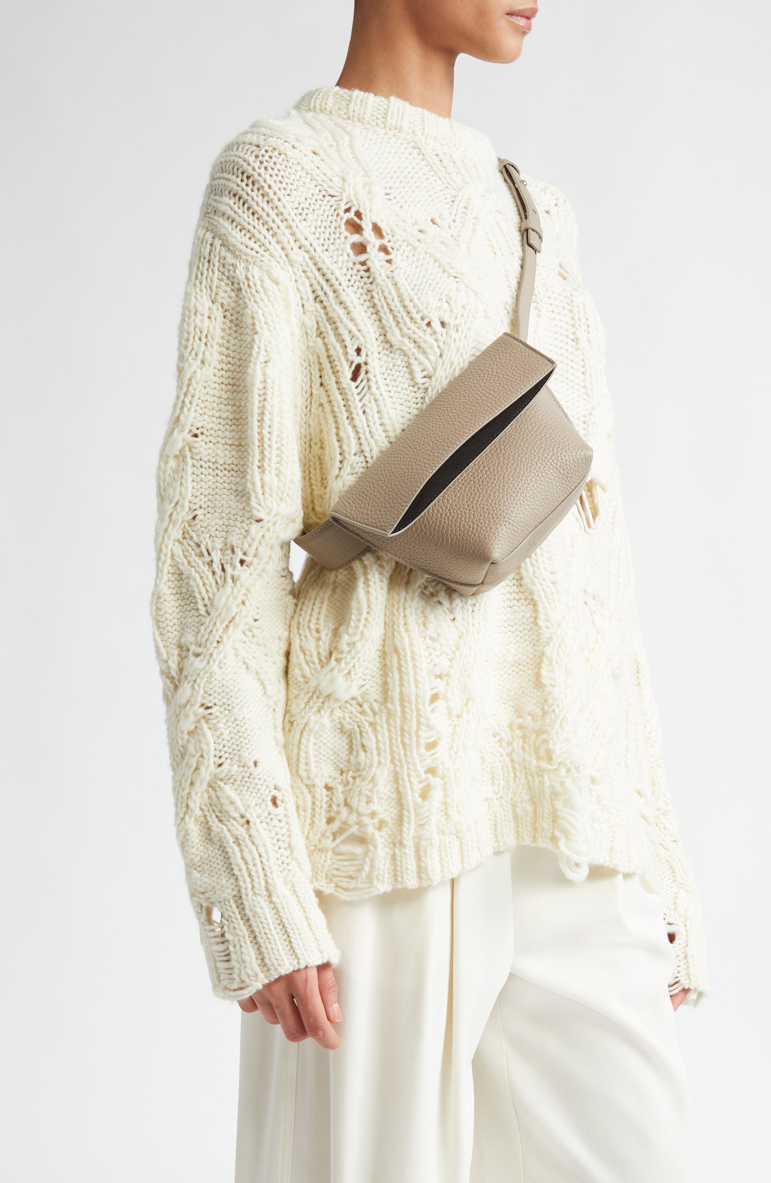 Yvonne Koné Yari 2.0 Leather Belt Bag, Alternate, color, 