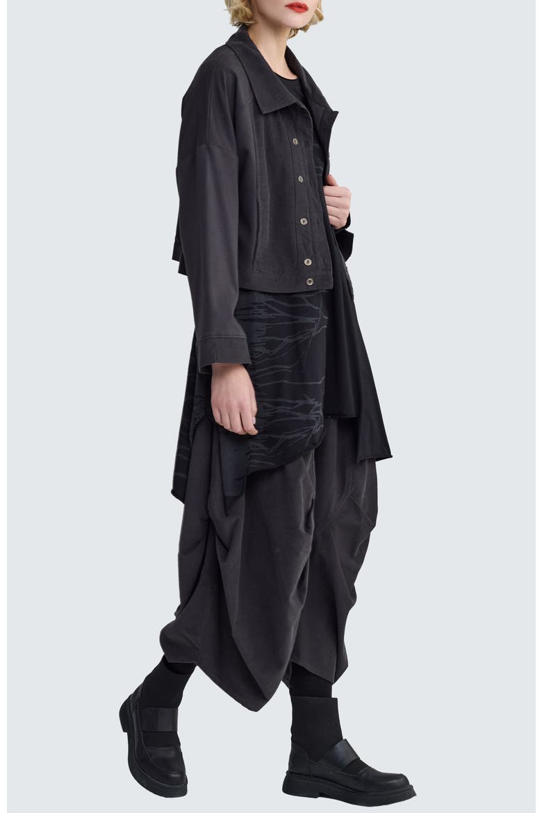 Umbra Cropped Structured Jacket, Alternate, color, Mink Color