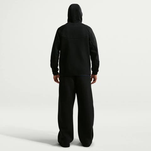 Men's Nike Black USMNT 2026 Tech Fleece Windrunner Raglan Full-Zip Hoodie