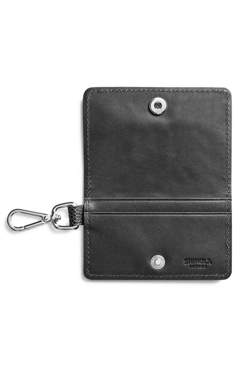 Shinola Latigo Leather Card Case, Alternate, color, 