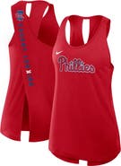 Nike Women's Nike Red Philadelphia Phillies Crisscross Performance Tank Top