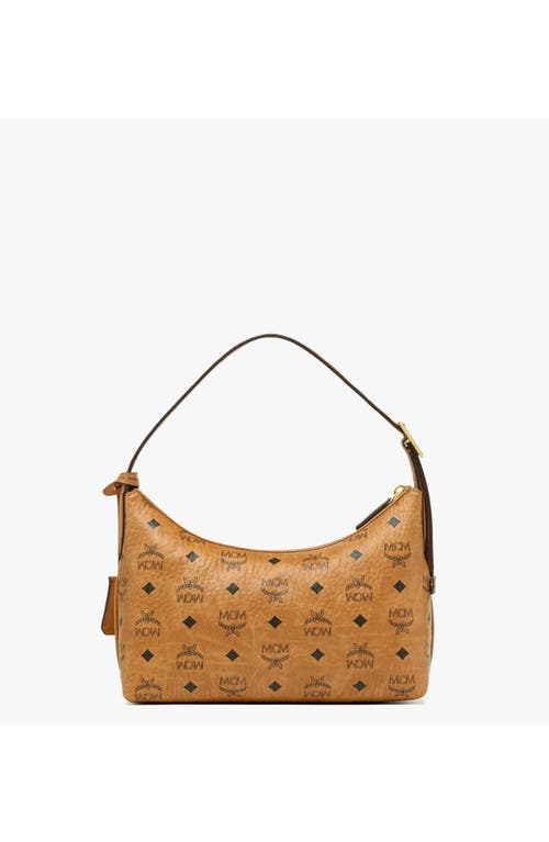 Mcm Adjustable Shoulder Strap Shoulder Bag In Brown