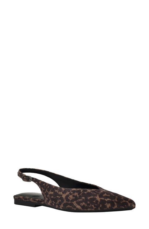 Galiana Slingback Pointed Toe Flat (Women)