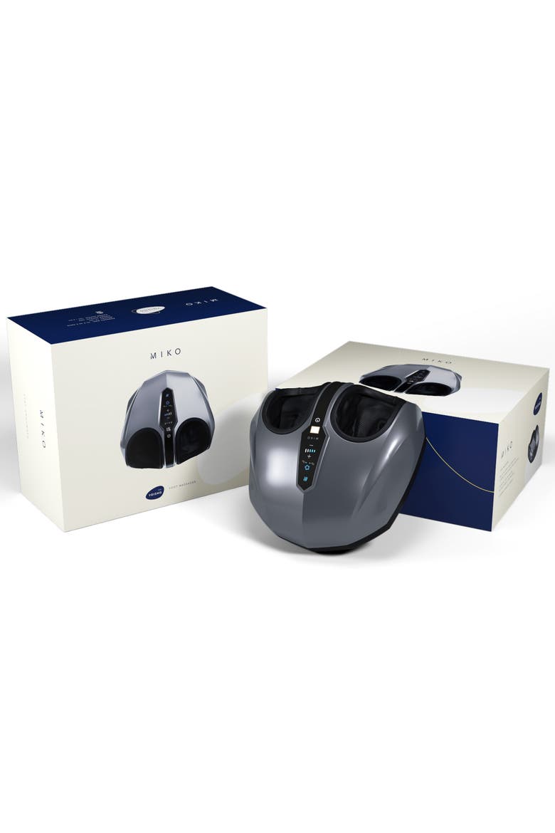 Shiatsu Foot Massager with Heat - 5 Settings, Alternate, color, Charcoal