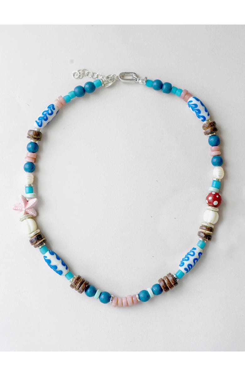 By Lilla Mermaid Necklace, Main, color, Multi