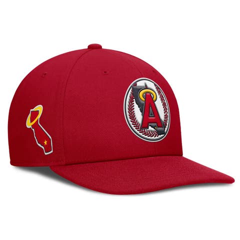 Men's Nike Red California Angels Pro Performance Snapback Hat