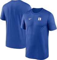 Nike Men's Nike Royal Duke Blue Devils 2025 Sideline Small Logo Legend Performance T-Shirt