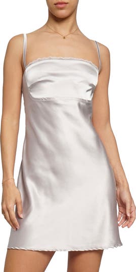 Lace Satin Minidress