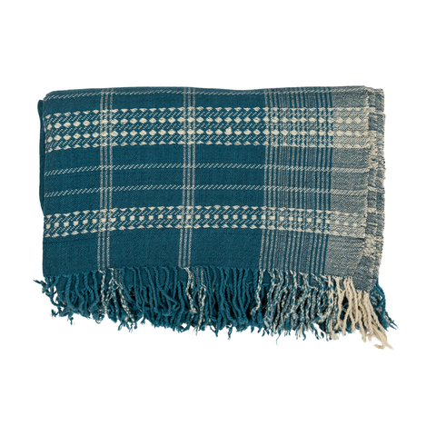 Indigo Handwoven Bedspread