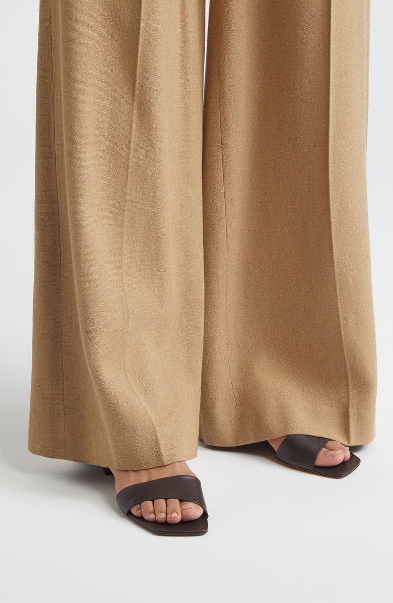 The Row Chocolate Block Heel Sandal, Alternate, color, Lacquer Brown