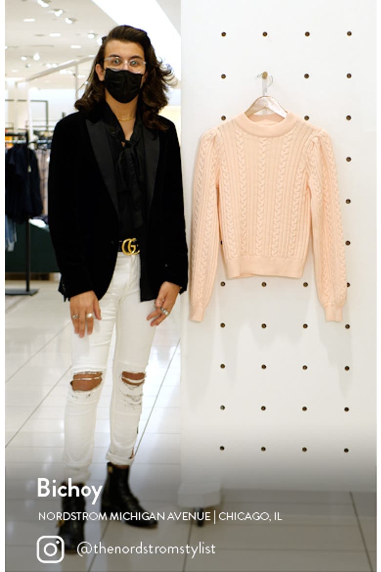 Wylander Cable Stitch Cotton Sweater video