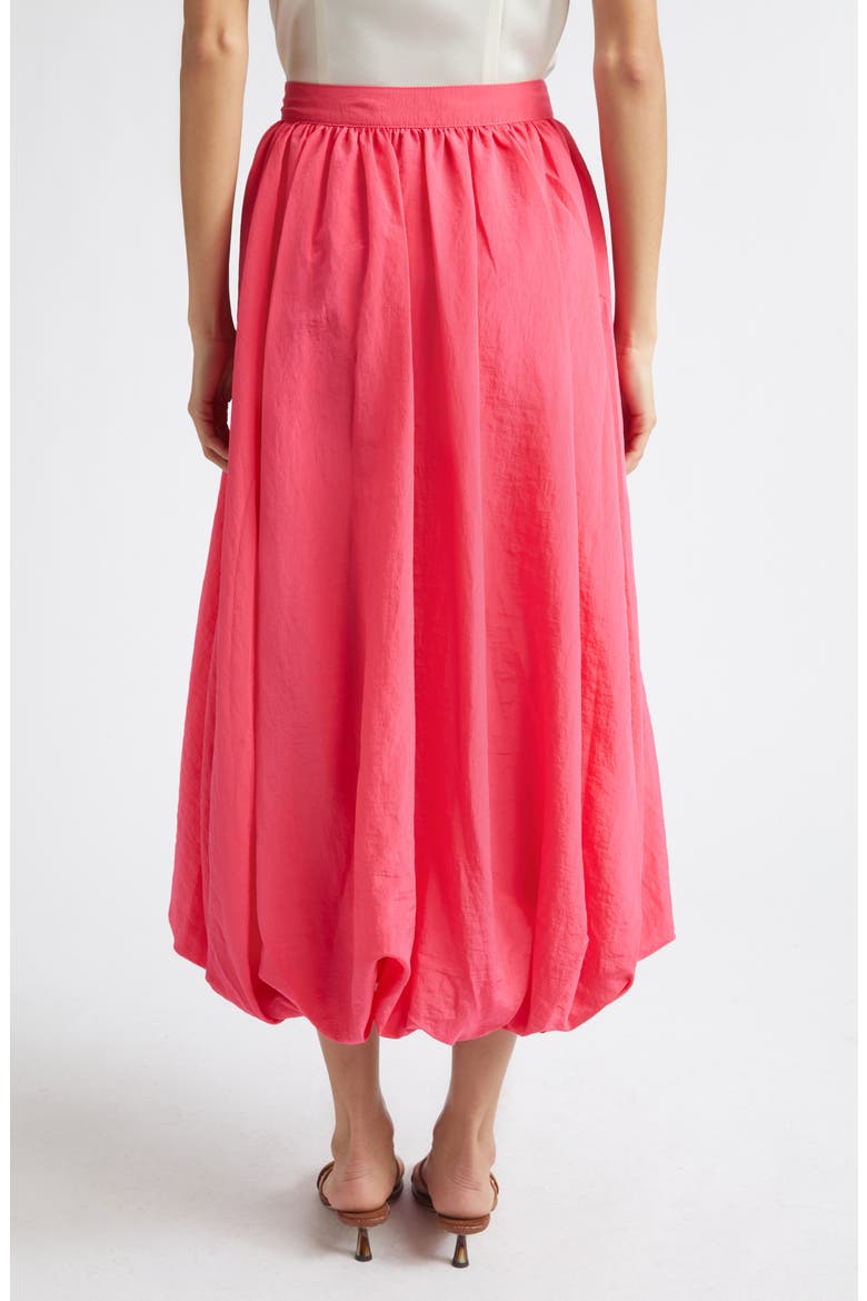 Allinae Bubble Hem Nylon Skirt, Alternate, color, AZALEA