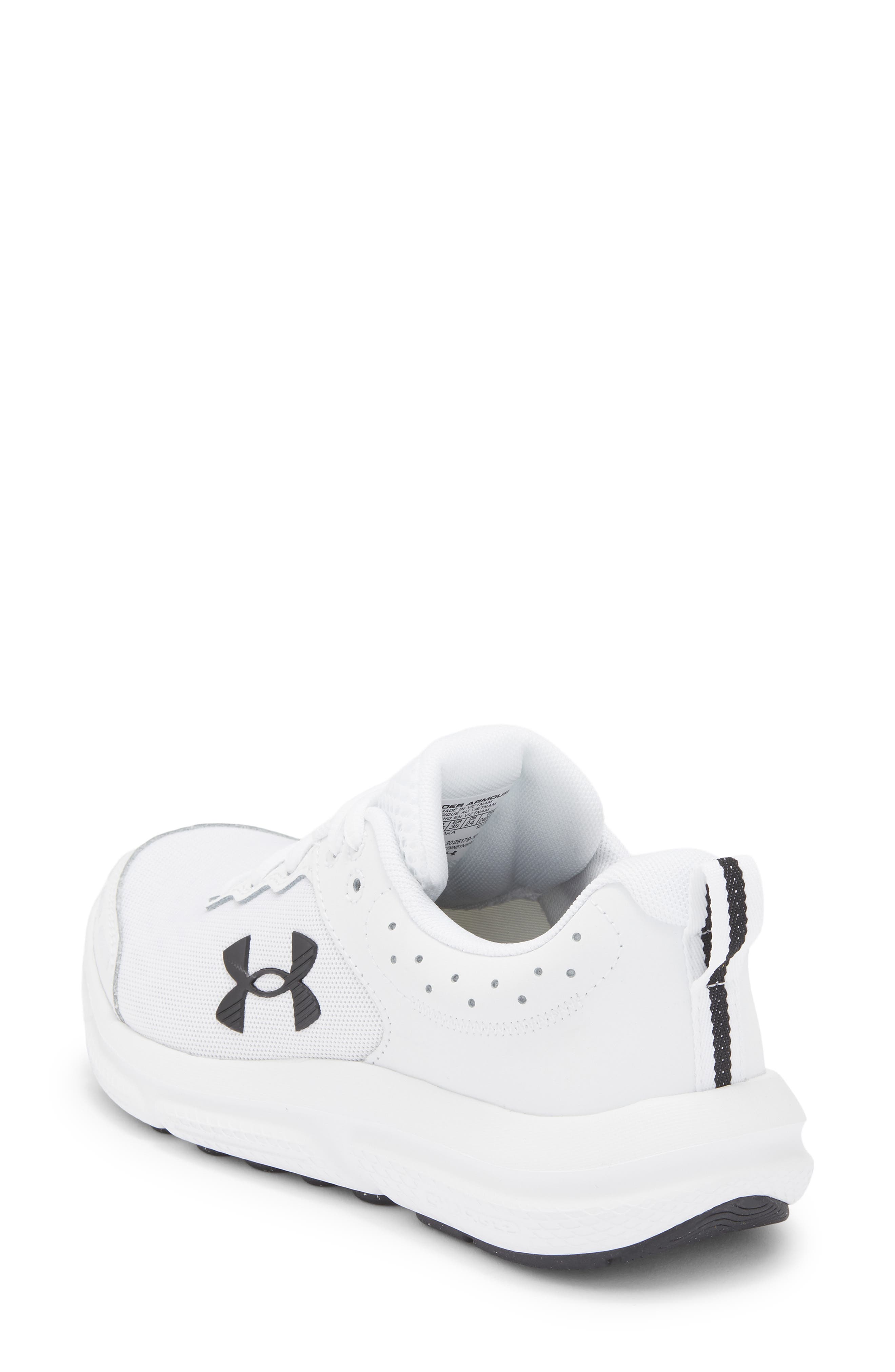 Under Armour Charged Assert 10 Training Shoe, Alternate, color, White/ Black