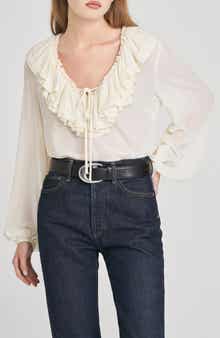 WAYF Agnes Ruffle Top