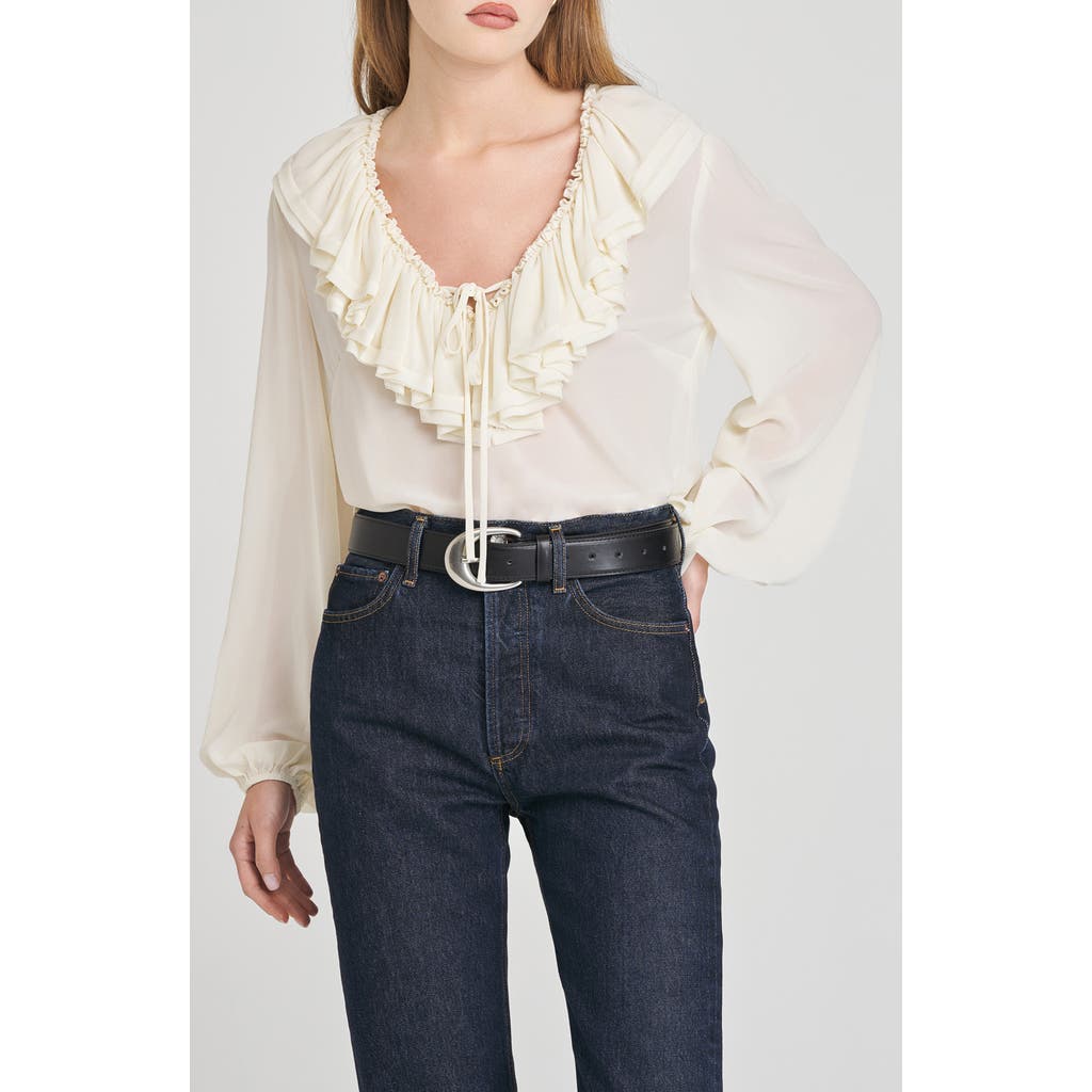 Wayf Agnes Ruffle Top