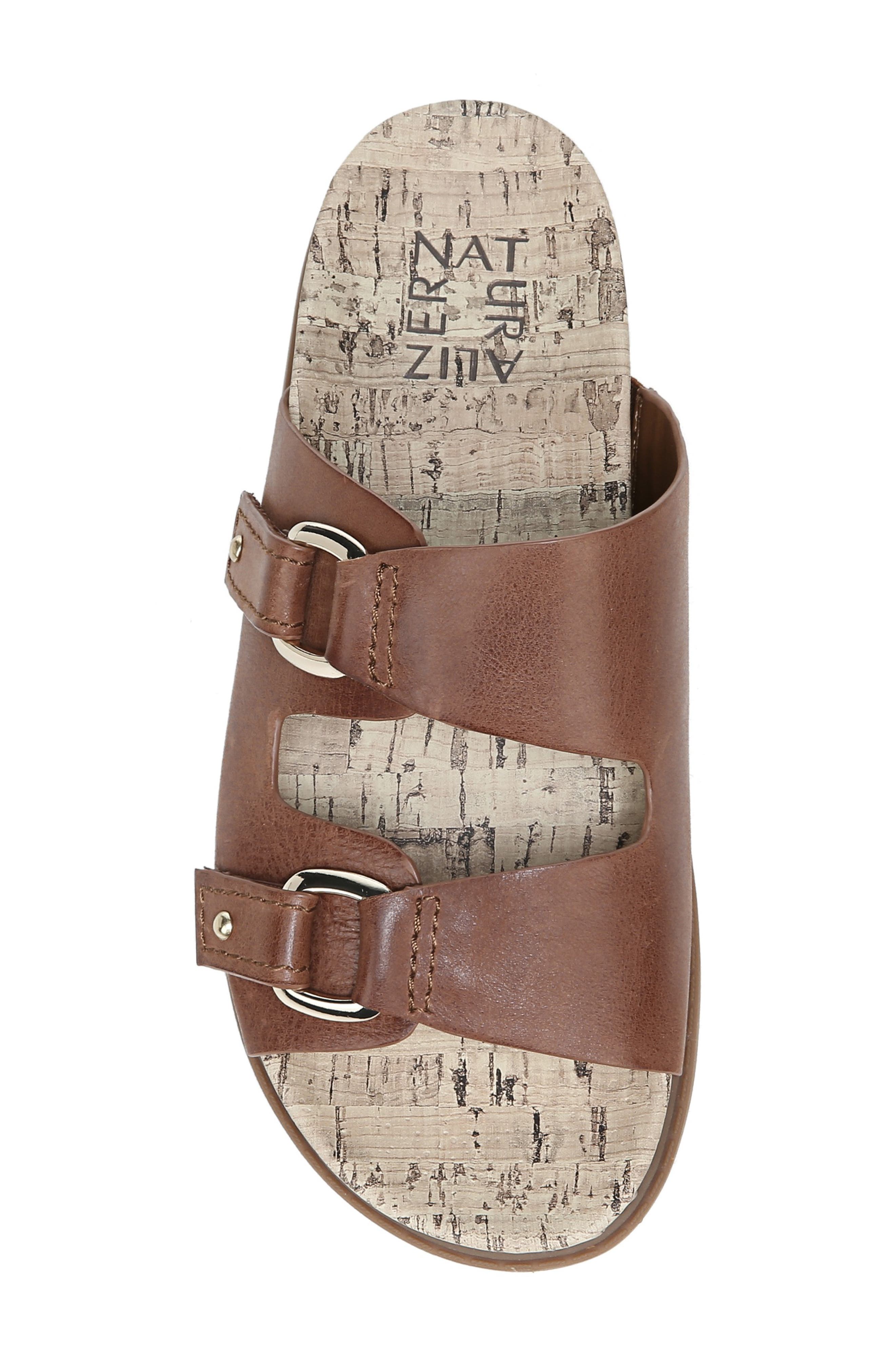 Madigan Slide Sandal, Alternate, color, BRAZIL NUT