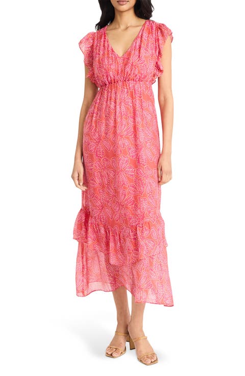 Ruffle Tiered Midi Dress