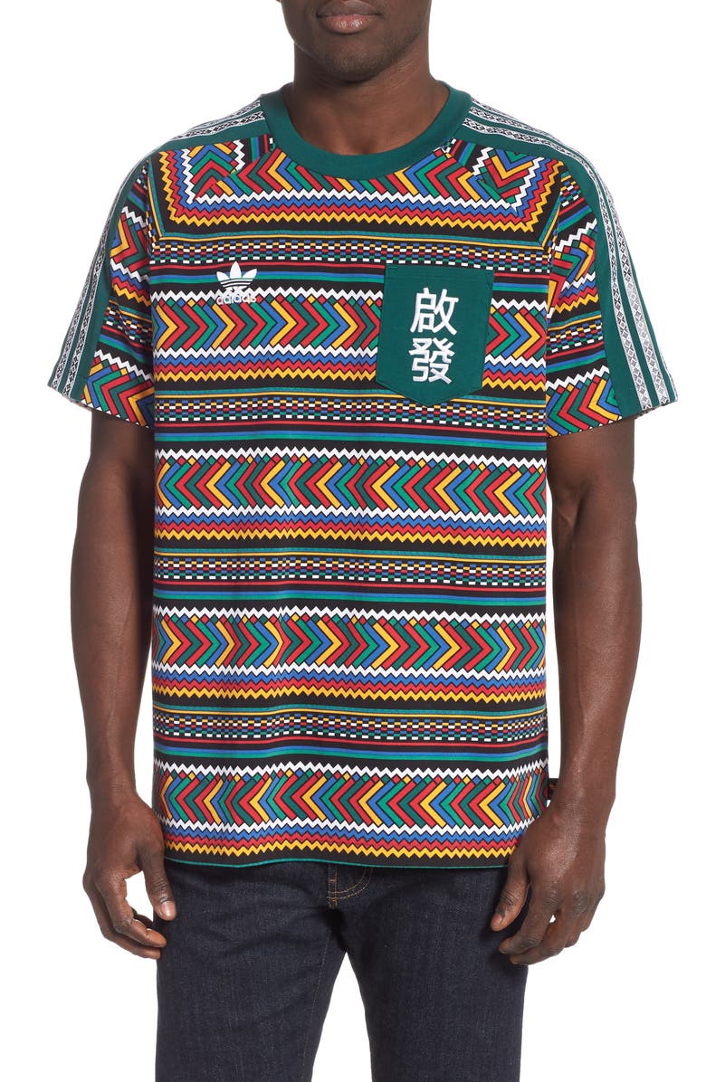 adidas Originals by Pharrell Williams Solar Hu Pocket T-Shirt, Main, color, 