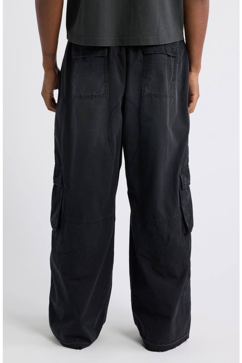 Repair Cargo Pants, Alternate, color, VINTAGE BLACK