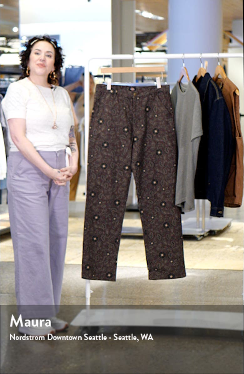 Ellis Floral Duck Canvas Pants, sales video thumbnail