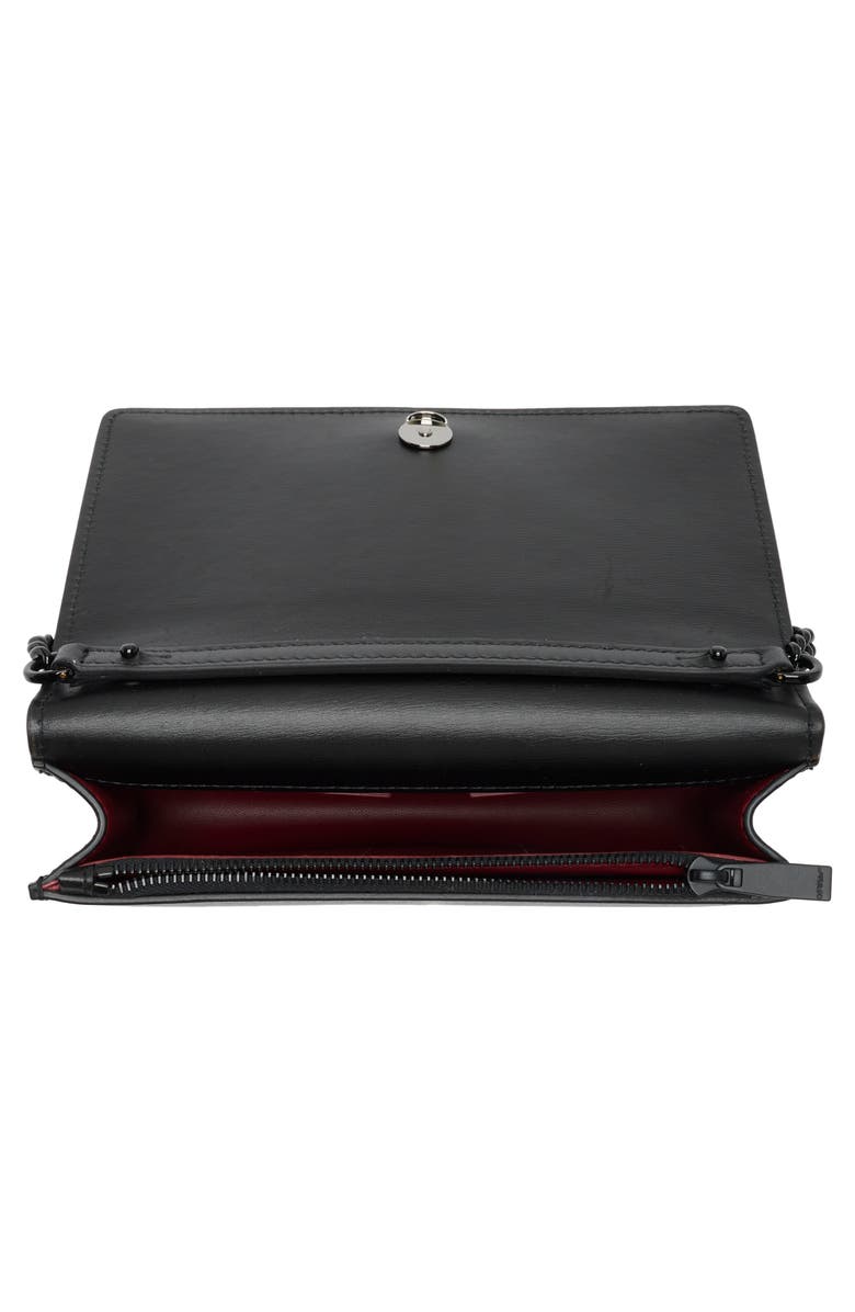 Off-White Jitney Leather Wallet On A Chain, Alternate, color, 