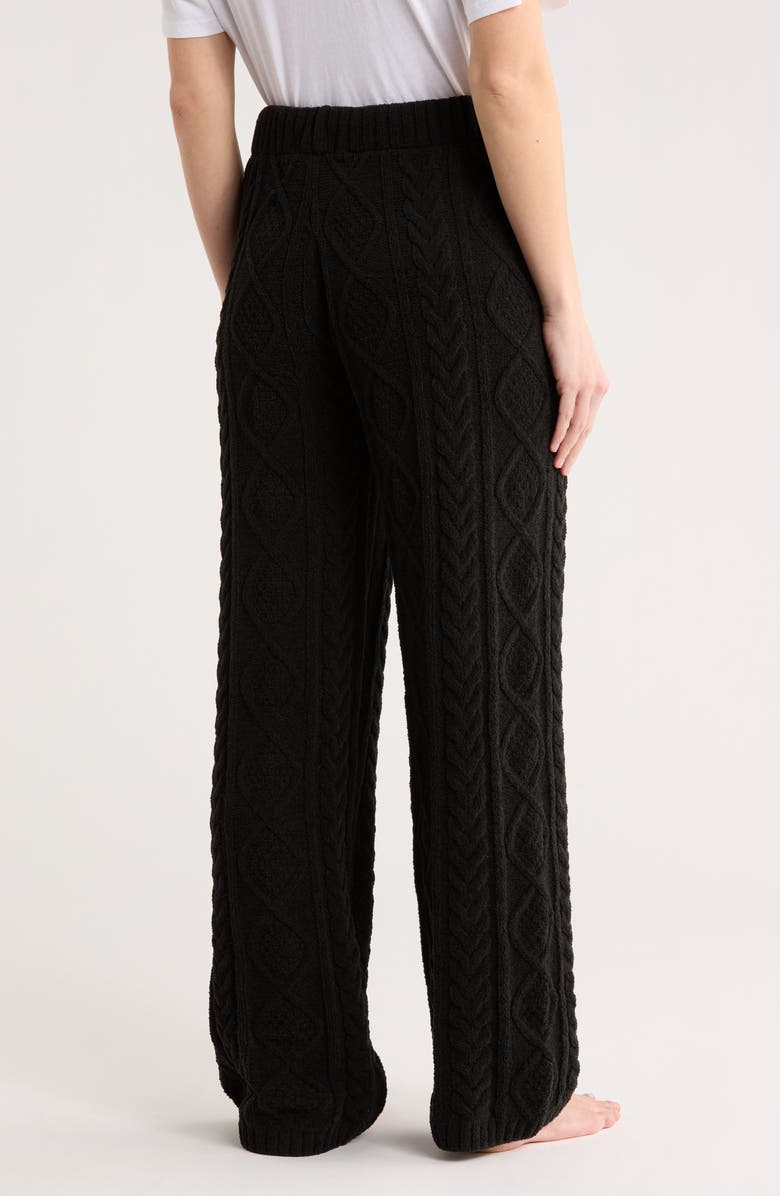 PJ Salvage Cozy Chenille Cable Knit Sleep Pants, Alternate, color, 