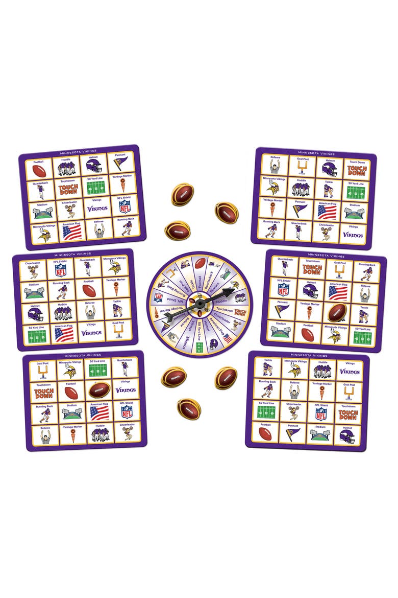 Minnesota Vikings NFL Bingo Game, Alternate, color, Multicolor