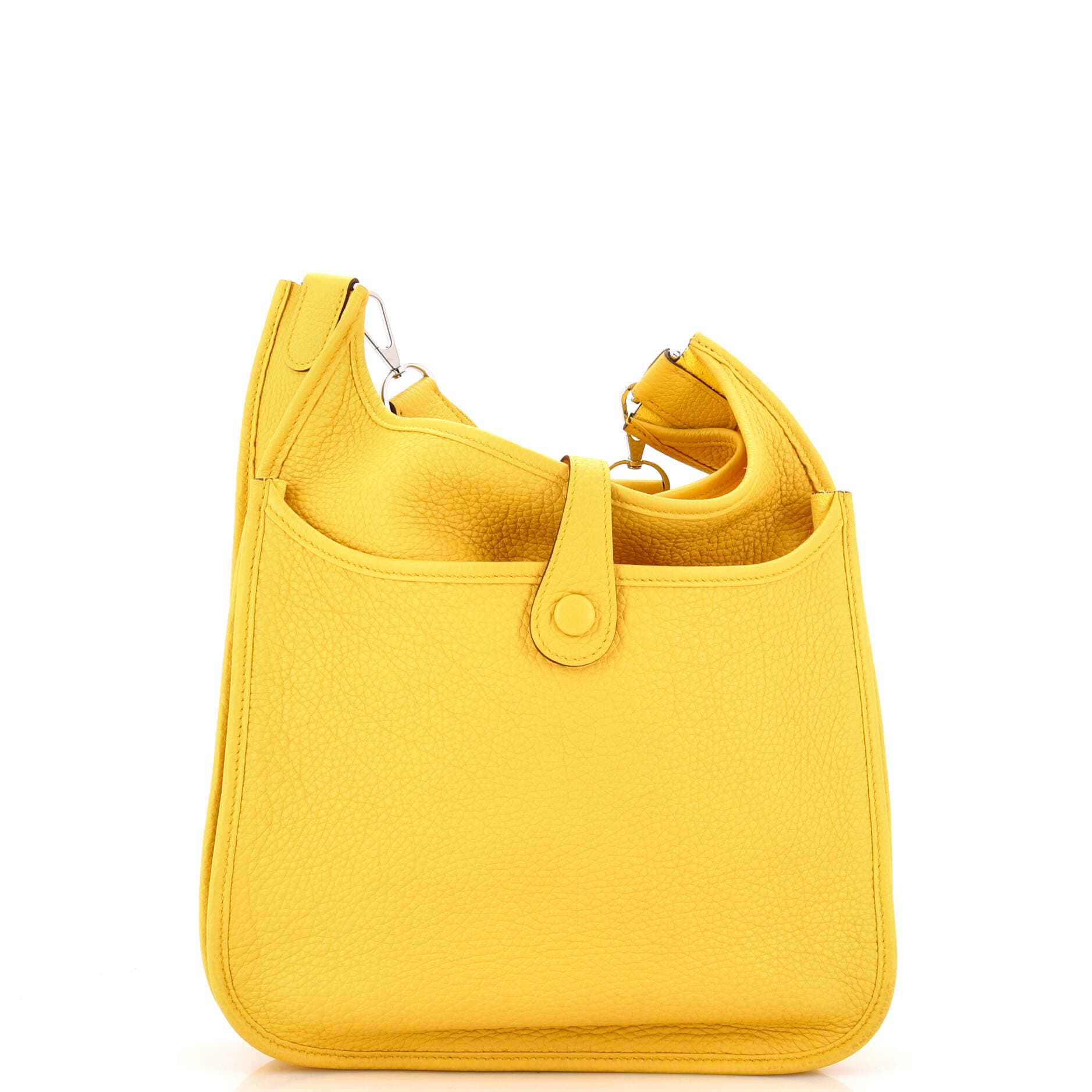 Pre-Owned Hermes Evelyne Bag Gen III Clemence PM, Alternate, color, Sun