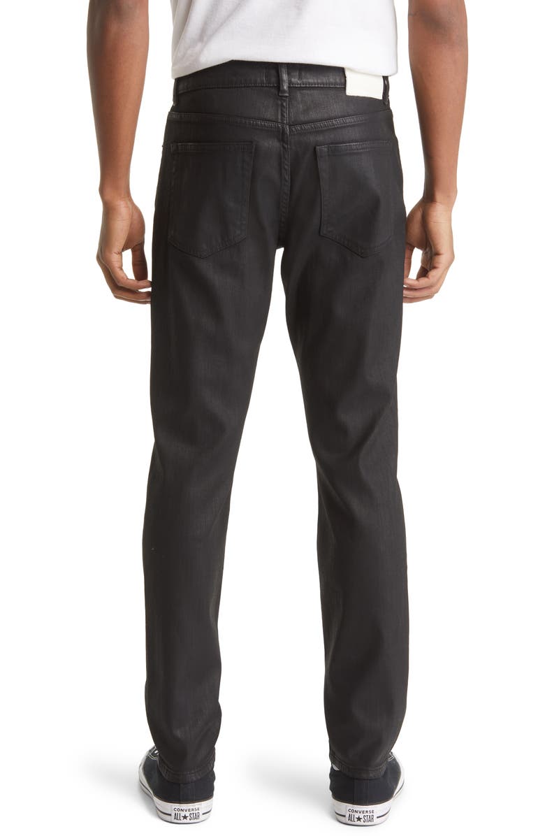DL1961 Theo Coated Relaxed Tapered Jeans, Alternate, color,