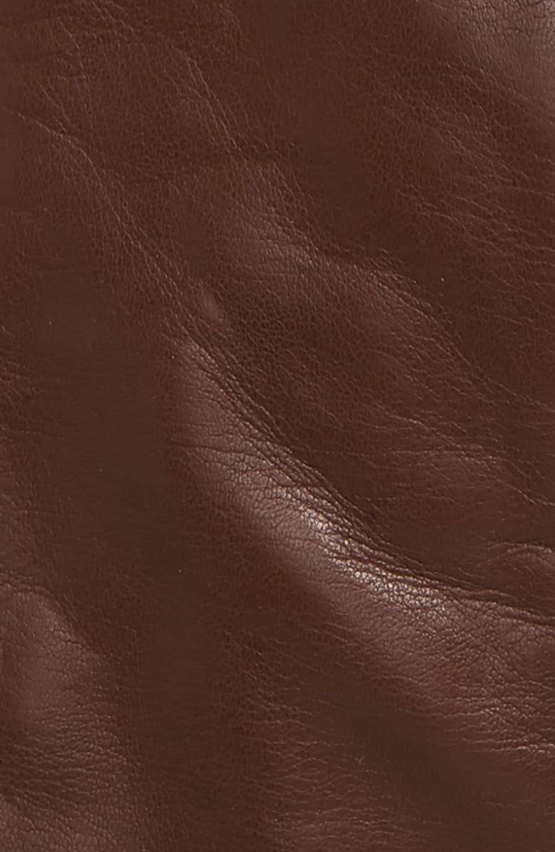 Nordstrom Cashmere Lined Leather Touchscreen Gloves, Alternate, color, Saddle