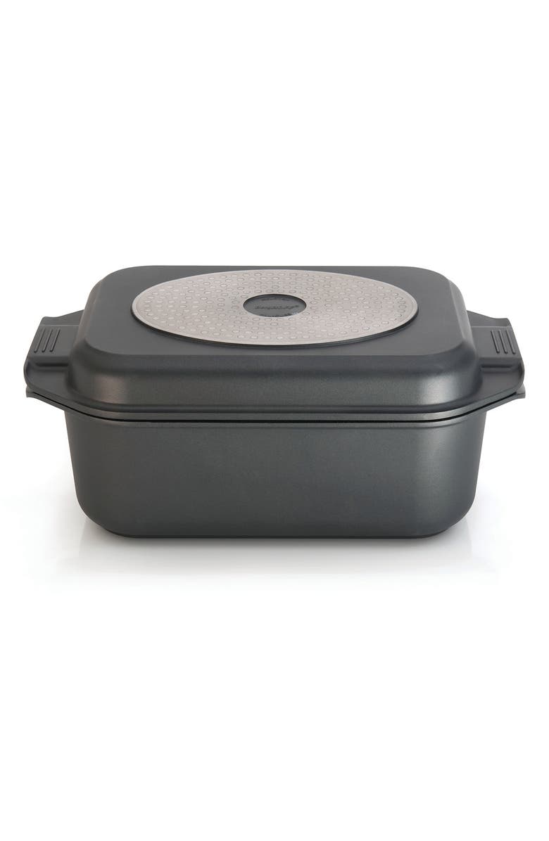 BergHOFF INTERNATIONAL Scala Double Roasting Pan, Main, color, Silver