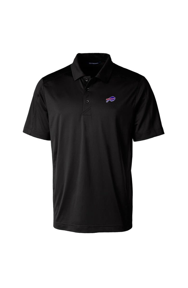 Cutter & Buck Men's Cutter & Buck Black Buffalo Bills Prospect Textured Stretch Big & Tall Polo, Alternate, color, Black