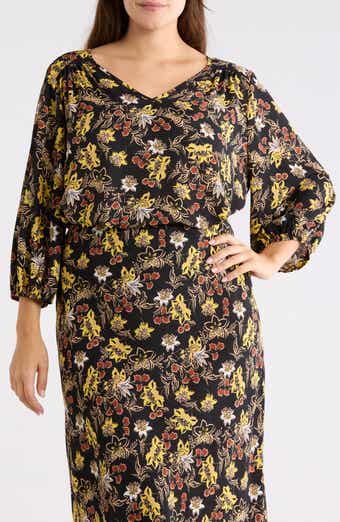 Floral Back Keyhole Top