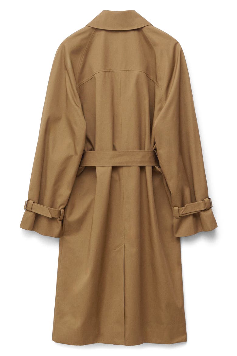 Cotton Trench Coat, Alternate, color, OLIVE GREEN