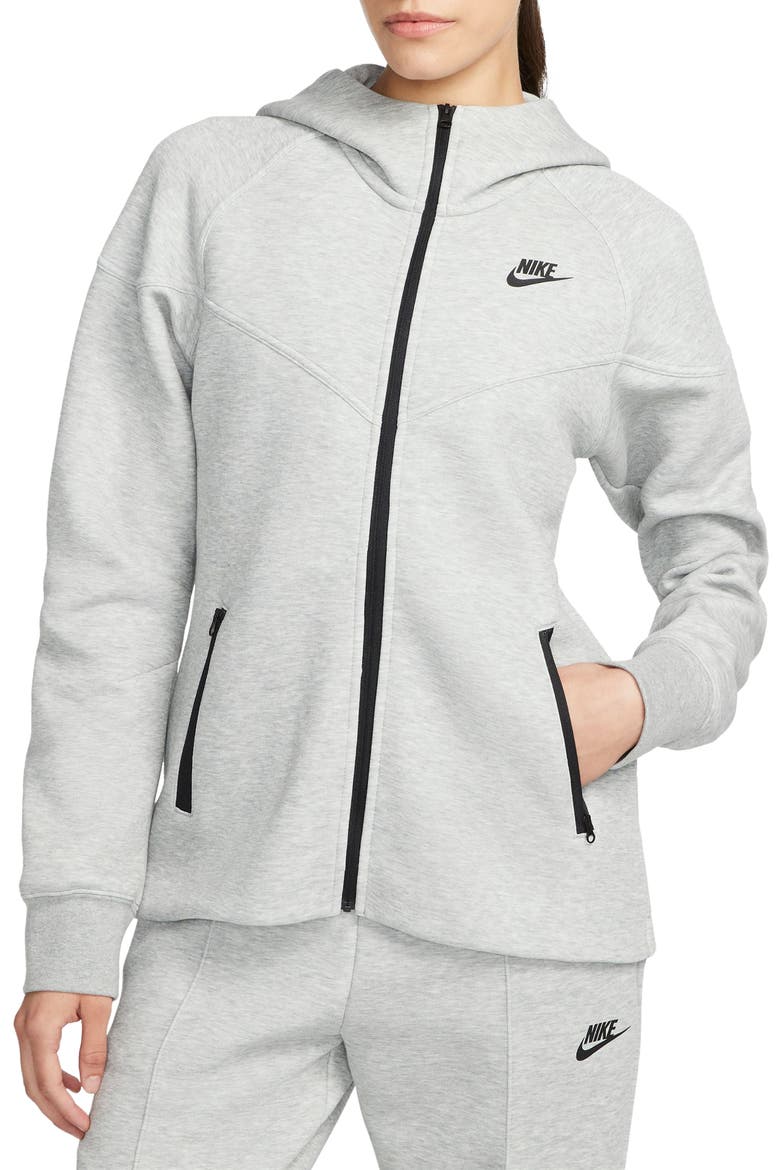 Sportswear Tech Fleece Windrunner Zip Hoodie, Main, color, 063 D GR H/BLACK
