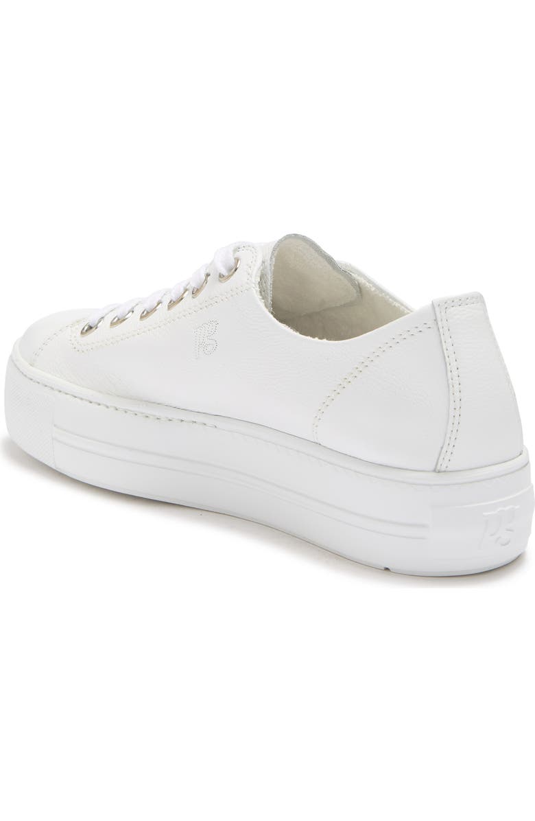Paul Green Bixby Platform Sneaker, Alternate, color, Wht Lea