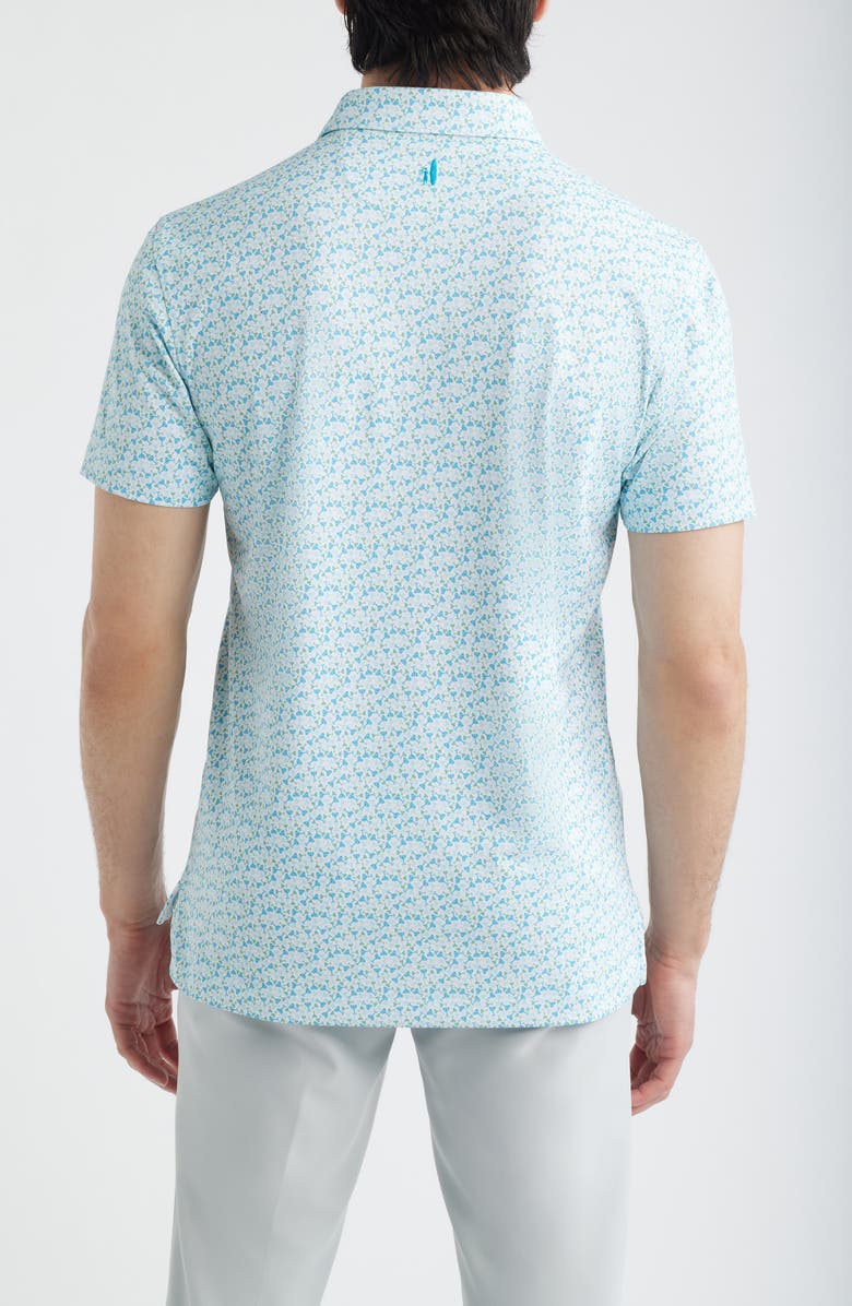 johnnie-O Cocktail Time Polo, Alternate, color, Dolphin