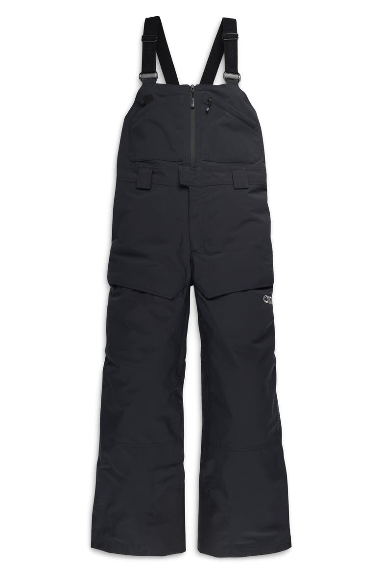 Snowcrew Waterproof Insulated Bibs, Alternate, color, BLACK