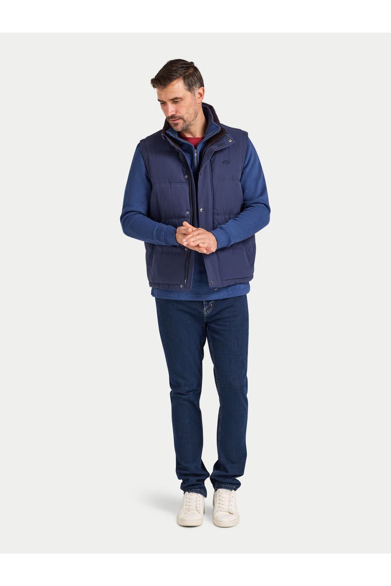 Classic Padded Gilet, Alternate, color, Navy