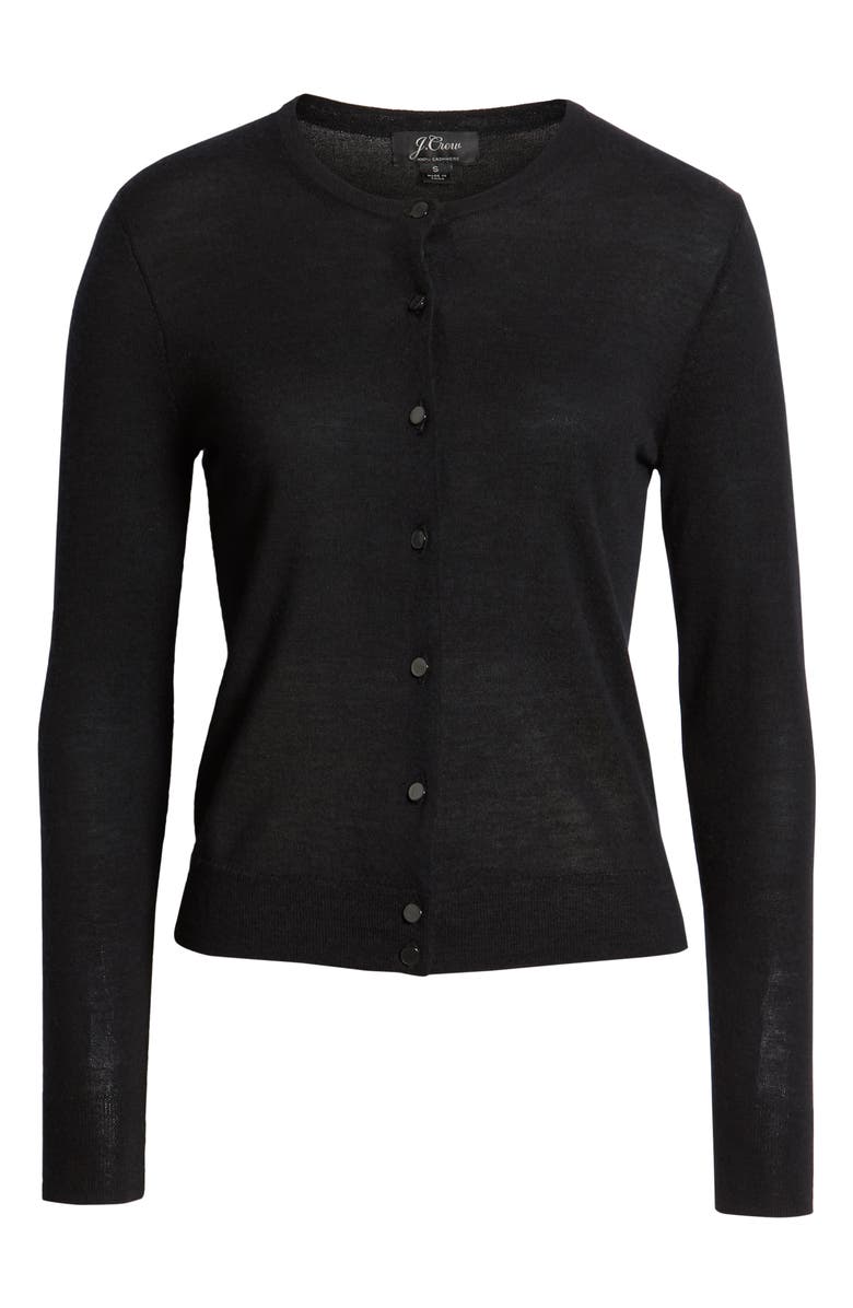 J.Crew Featherweight Cashmere Cardigan, Alternate, color, 