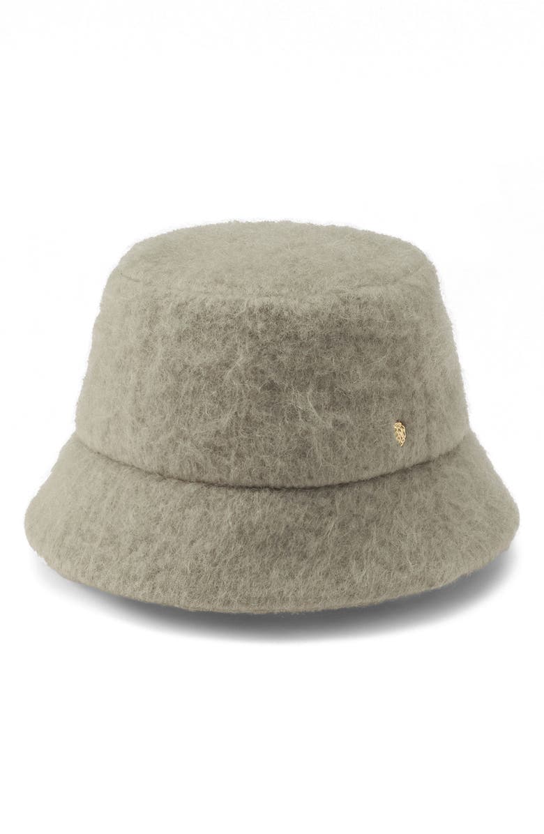 Helen Kaminski Rita Wool Blend Bucket Hat, Main, color, Washed Khaki