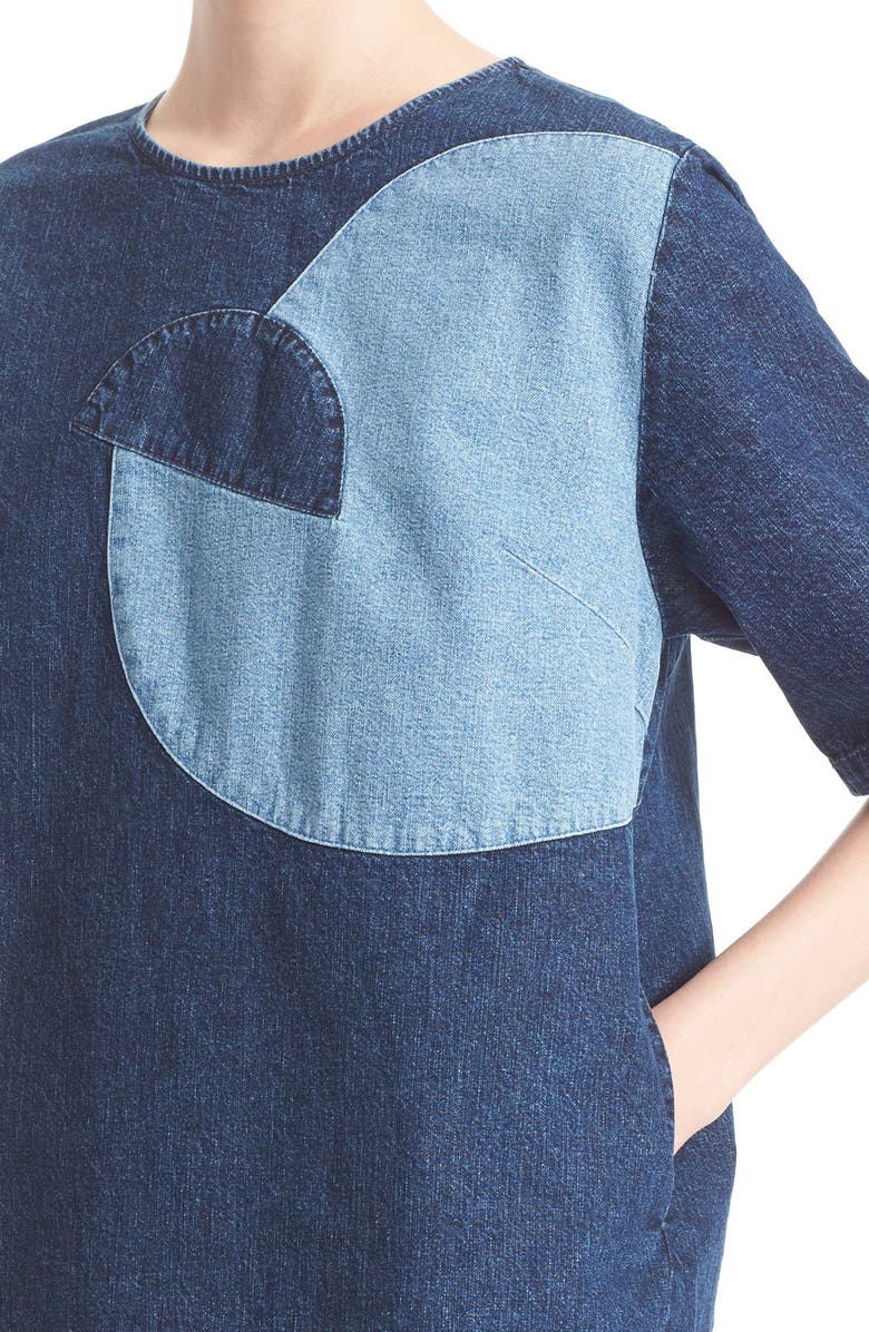 Rachel Comey 'Scribe' Denim Shift Dress, Alternate, color,