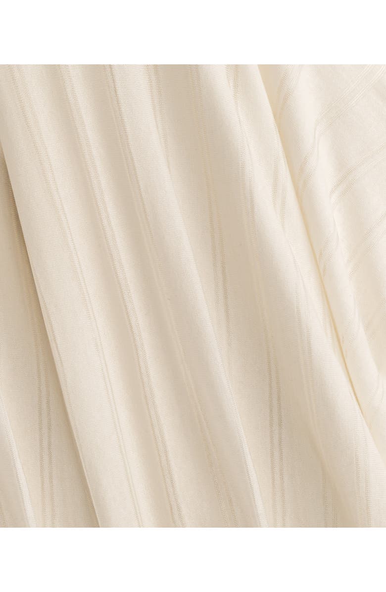 Lauren Ralph Lauren Sheer Stripe Ruana, Alternate, color, Cream