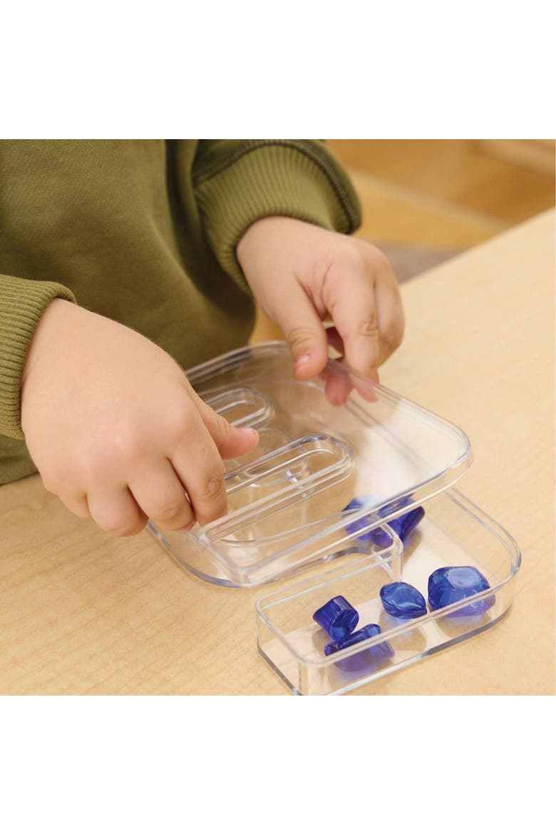Loose Parts Number Trays - Set of 10, Alternate, color, Clear