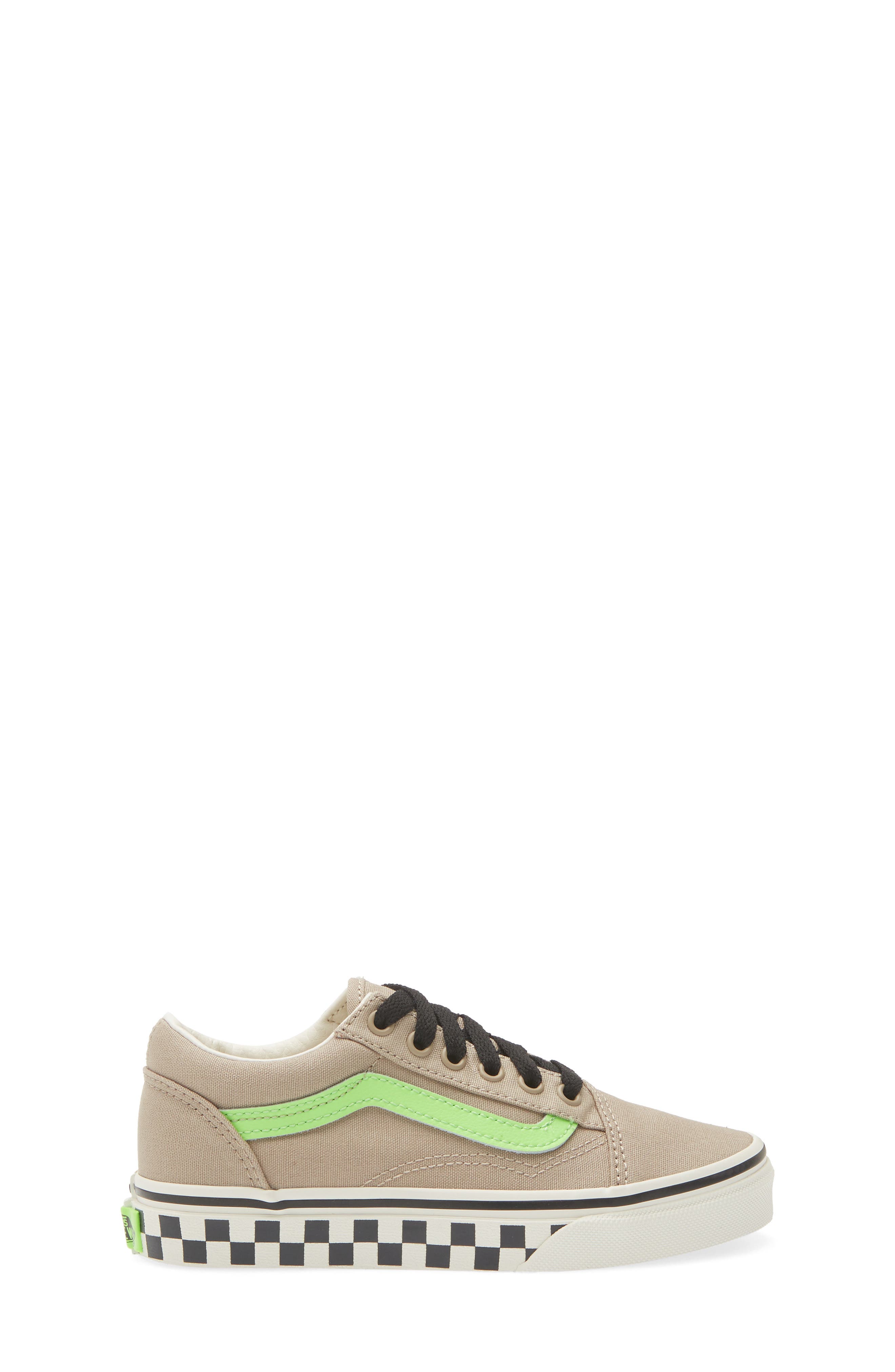 Vans Kids' Old Skool Sneaker, Alternate, color, Glow Bay Leaf