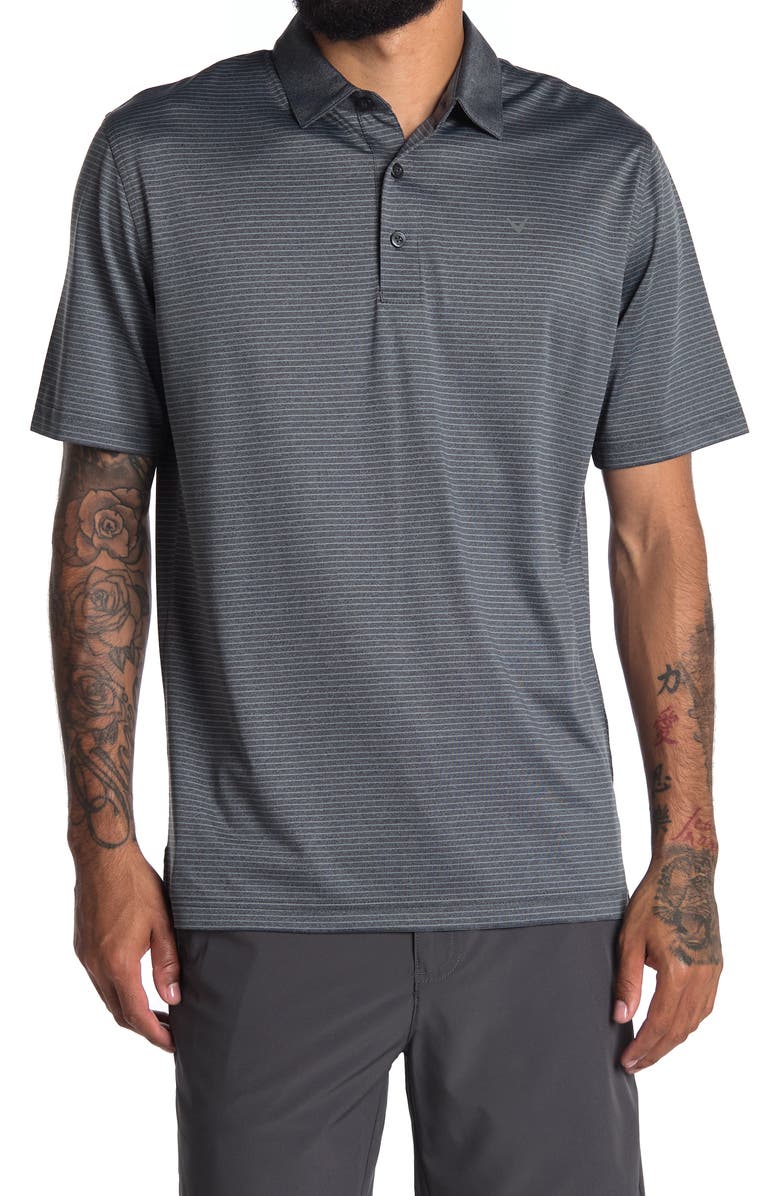Callaway Golf<sup>®</sup> Callaway Golf Heather Micro Stripe Polo, Main, color,